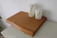 Wandboard Eiche Wild Massiv Holz Board Regal Steckboard Regalbrett Baumkante !!!