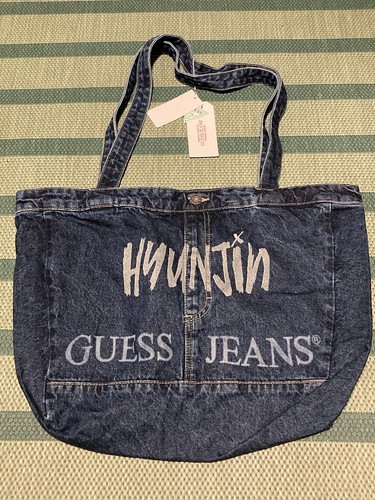 Hyunjin guess jeans tote bag - hyunjin,