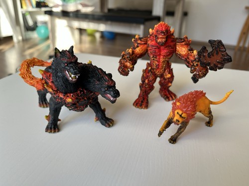 Schleich feuermonster set - schleich, –