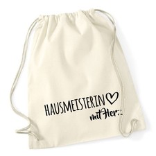Turnbeutel Hausmeisterin mit