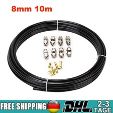 Ø 8mm 10 Meter Kraftstoffleitung Stahl Polyamidrohr Benzinleitung Reparatur Set