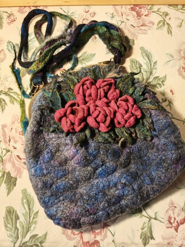 Damentasche clutch handarbeit - damentasche,