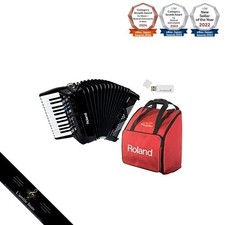 Roland V-Akkordeon FR-1X BK [Original Case BAG-FR-1 Set!] Schwarzes...