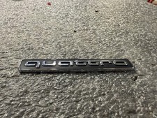 Original Audi Quattro Emblem Schriftzug schwarz Schriftzug Logo Zeichen