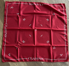 80er 90er True Vintage Design Clarins Paris Schal Tuch scarf Retro Kult