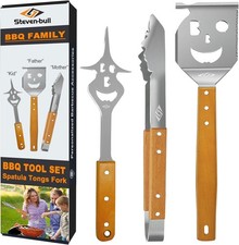 Steven bull grillbesteck - grillbesteck, set