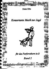 Noten Parforcehorn Jagdmusik in B
