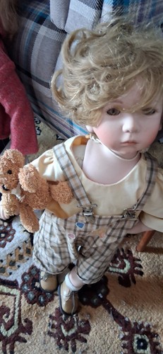 Künstlerpuppe blond - 50,