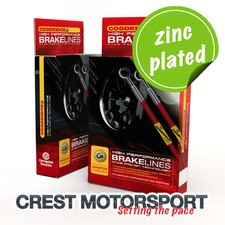 Toyota Supra Mk3 (MA70) 1986-1992 Goodridge Bremsschläuche (Zinkbeschläge)