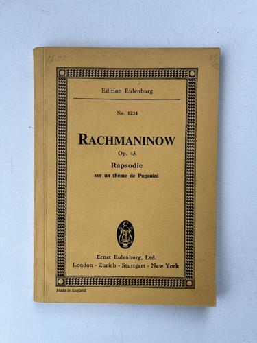 Noten rachmaninow opus - noten, rachmaninow.