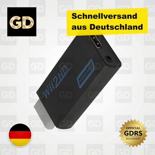 Wii2hd hdmi adapter mit - -,