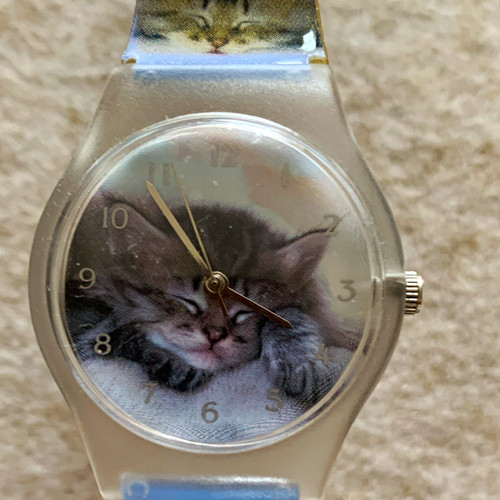 Analog armbanduhr katzenmotiv - analog,