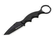 MASERIN Neck Line 921/T Full-Tang Tanto Messer N690 G10 Taktisch Schwarz 02MA022