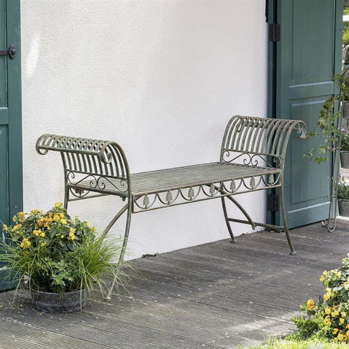 Metall garten bank - metall,