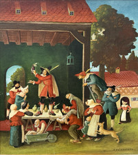 Ölgemälde Malerei Fritz