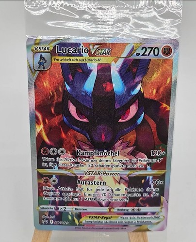 Lucario vstar swsh291 black - lucario,