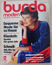 burda moden mit Schnittmuster - 12/79 * Dezember 1979 * Vintage Nähen *