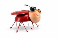 Blechfigur Marienkäfer