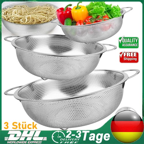 Sieb 3er set edelstahl - sieb, 3er-set