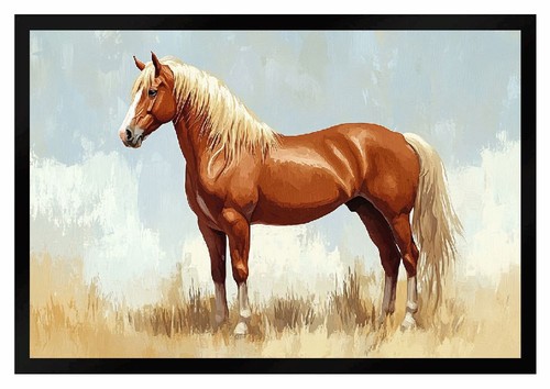 Fußmatte braunes pferd 2643 - braunes,