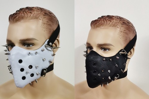 Gothic kunst leder mundschutz - gothic,