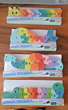 Holz Zahlen Puzzle 1 bis 10