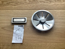 Blanco Infino Auflagesiebkorb 114mm Edelstahl + Blanco Infino Überlauf Edelstahl