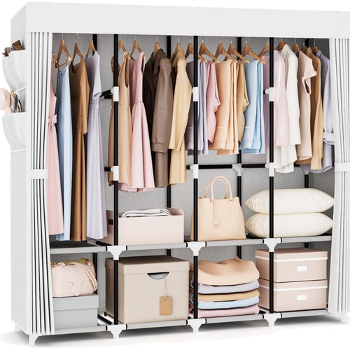Kleiderschrank stoff 170cm - kleiderschrank,