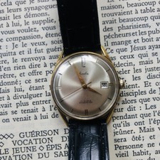 MAUTHE - VERGOLDET VINTAGE 1950' RARE - RHEINISCHE POST - 34mm - 17 Jewels