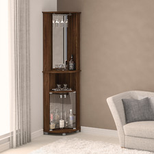Corner bar liquor - corner, w/