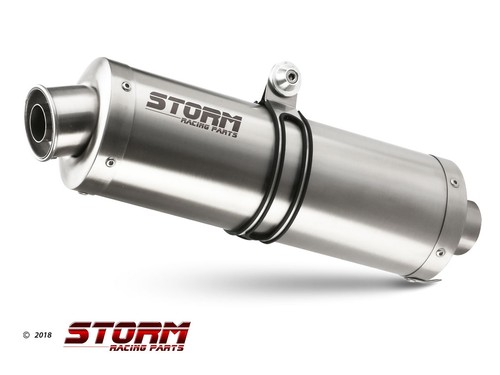 Storm oval auspuff - storm, passend