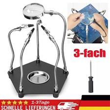 Dritte Hand mit Lupe 3 fach