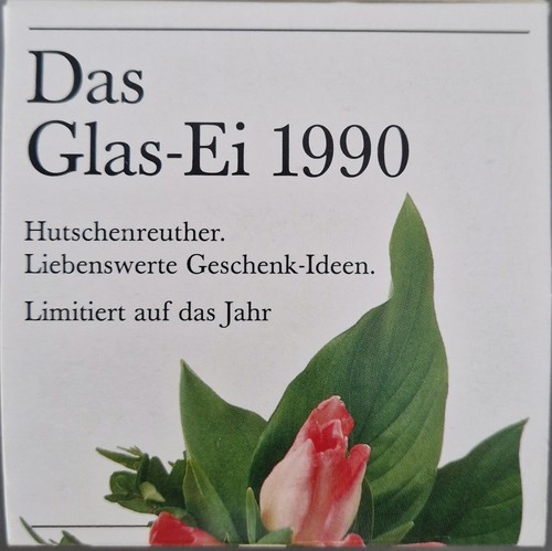 Hutschenreuther glas 1990 - hutschenreuther, ei