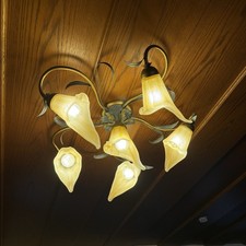 Vintage deckenlampe flammig - vintage, 6-flammig