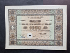 Aktie WINTERSHALL  AG 1000 DM