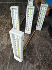 Deko Industriethermometer 0-100 Grad Industrie defekt Maschinenthermometer 22cm