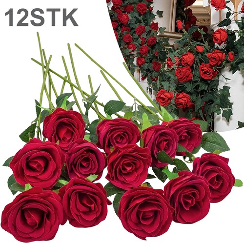 12x künstliche rosen - künstliche,