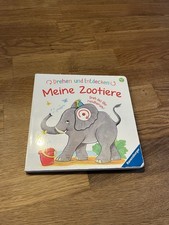 Drehen und Entdecken: Meine Zootiere von Sandra Grimm (2019, Kartonbuch)