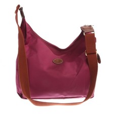 Schultertasche Longchamp Rot Braun