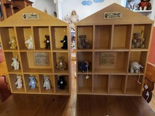 14 KLEINE STEIFBÄREN In 2 JAHRZENTE TEDDY SETZKASTEN