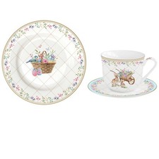 18tlg kaffeeservice spring - kaffeeservice,