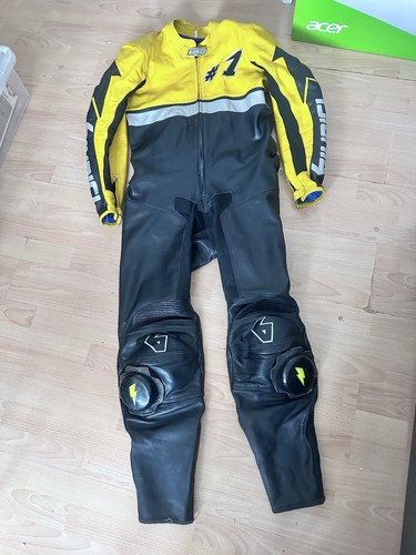Giudici gelber rennkombi leder - gelber,