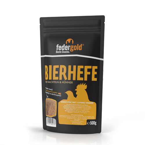 Federgold bierhefe 500g für - bierhefe,