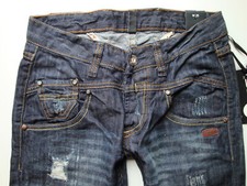 ABVERKAUF!  GANG  Jeans  BO BOYFRIEND 2129  119713-214  Relaxed  Blau  W25  Neu