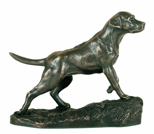 Labrador bronze hundeornament - labrador,