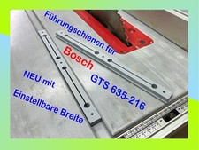 Führungsschien einstellbar