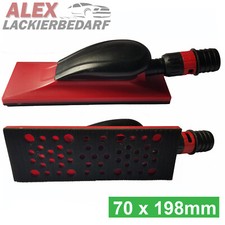 Schleifblock 70 x 198mm mit Absaugung KLETT Schleifklotz Schleifstein