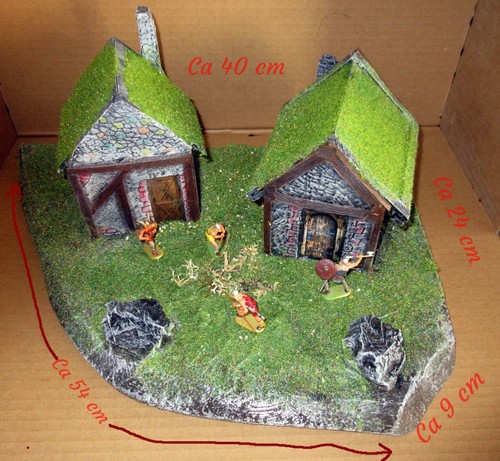 Dorf gelände für - gelände, cm