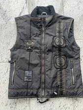 ärmellose Stepp-Weste v. LUHTA Gr. 50? Tokka Tribe schwarz-braun kariert