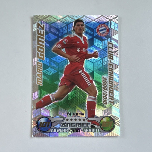 Topps match attax mario gomez - topps,